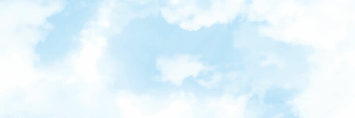 Sky Nature Landscape Background. Blue sky and clouds wallpaper background.