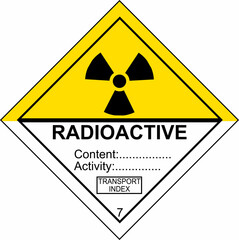 Fototapeta premium adr7.1, radiación, radiactivo, nuclear, peligro, advertencia, símbolo, icono, azar, advertencia, atómica, radioactividad, ilustración, átomos, seguridad, abrochar, amarilla, arriesgar, peligrosa, 