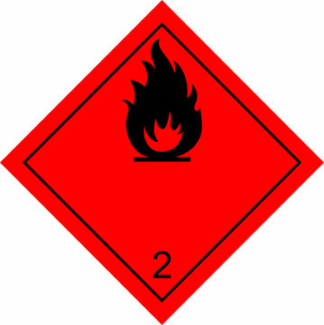 adr2, ADR2, gasolina, inflamable, 2, pictograma, gas inflamable, vector, imagen, indicar, anuncio, aviso, señalética, icono, símbolo, ilustración, seguridad, liquido, epp, sólido, signo, convencional,