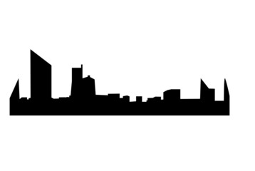 Fototapeta premium city skyline with background