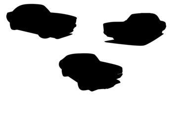 black and white splashes