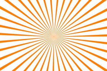 orange sunburst background