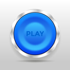 3D button icon