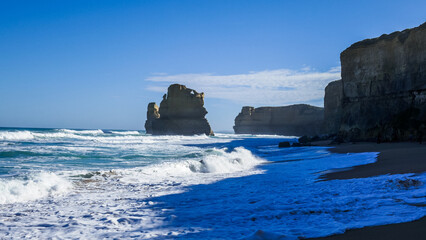 Cliffs and Waves, Gibson Steps, Great Ocean Road, Victoria, Australia