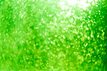 green bokeh natural