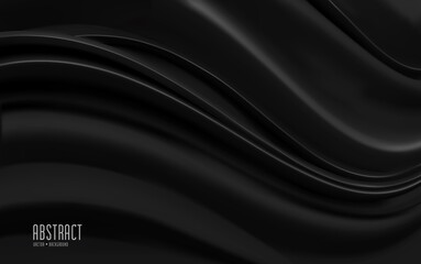 Black abstract vector background . Template for presentations, business concepts.