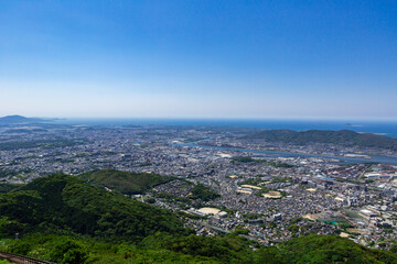 Fototapeta premium 皿倉山からの眺望 北九州市八幡東区