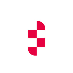 letter s logo, combine s and pixel icon