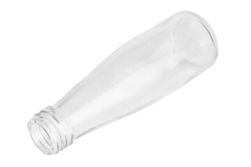 glass bottle isolated on white background