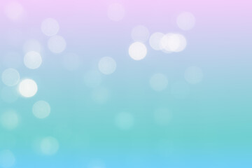 Shiny violet blue gradient background with bokeh effect and space for text.