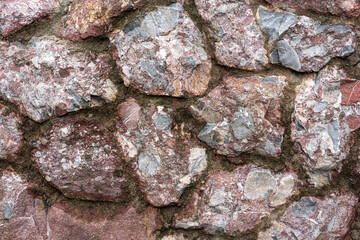 stone pavement with abstract pattern.