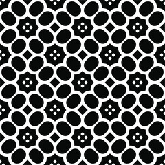 Abstract background with repeat pattern . Black and white color. Unique geometric vector swatch. Perfect for site backdrop, wrapping paper, wallpaper, textile and surface design. 