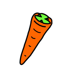carrot（にんじん）のイラスト
