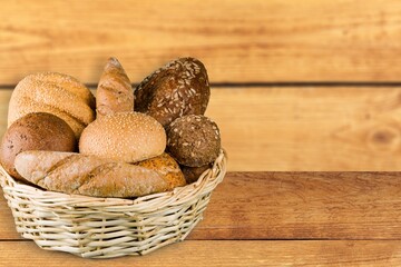 Bolillos. Traditional bakery. White bread commonly used to accompany food and to prepare sandwiches