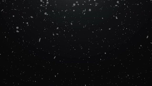 Snowfall particle background for background usage concept
