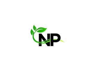 Natural NP Logo Image, Letter Green Leaf Logo Icon Vector For All Kind Of Use © fatema202