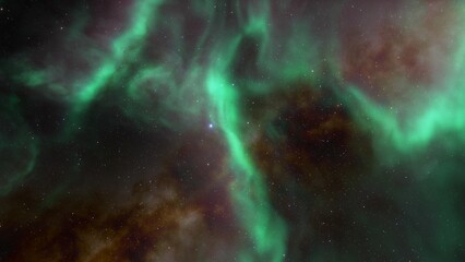 Space of night sky with cloud and stars