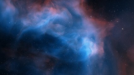 Fototapeta na wymiar Space of night sky with cloud and stars