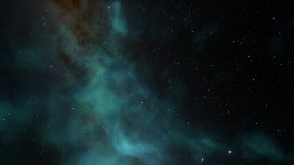 Obraz na płótnie Canvas Space of night sky with cloud and stars