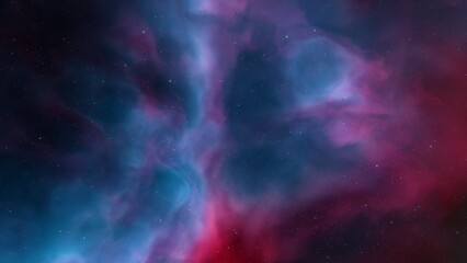 Obraz na płótnie Canvas Space of night sky with cloud and stars