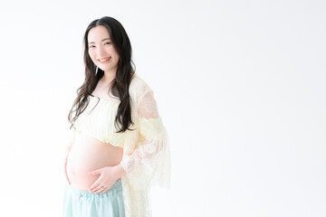 美しい女性のマタニティフォト