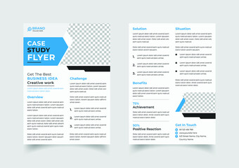 Creative case study template design