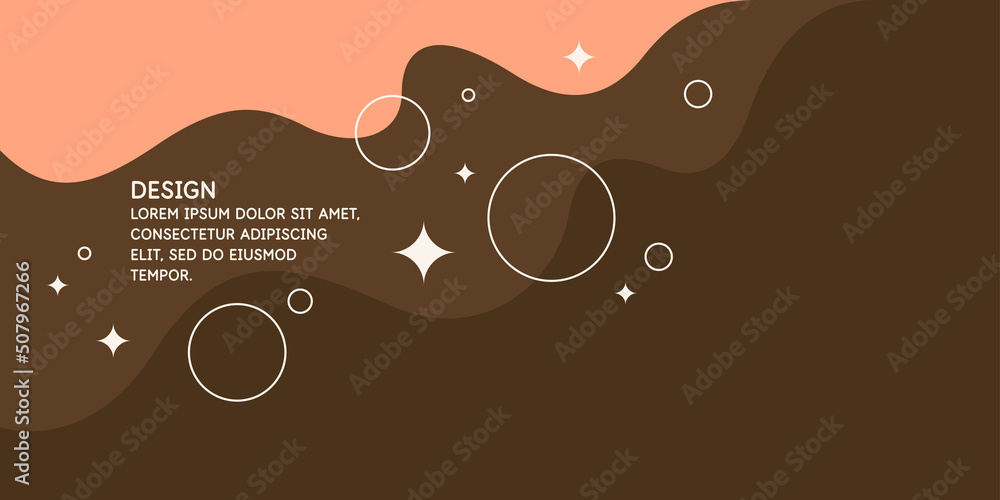 Poster modern backgrounds with abstract elements and dynamic shapes. compositions of geometric shapes. vect