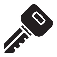 mechanical key glyph icon