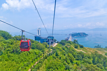 Yeosu Maritime Cable Car is the first of its kind in Korea, connecting Dolsan Island and the...