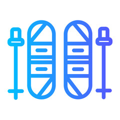 Line Gradien gradient icon