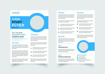 Professional case study template design