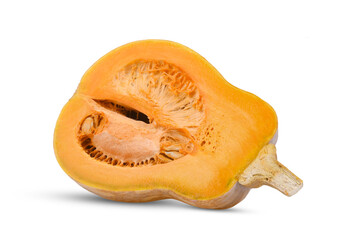 Butternut squash isolated on white