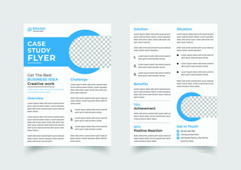 Professional case study template design