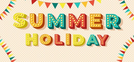 summer holiday vibes. summer holiday text design banner poster design.