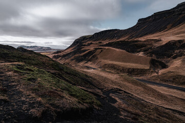 Raue Landschaften auf Island