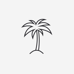 Fototapeta na wymiar palm tree vector design illustration