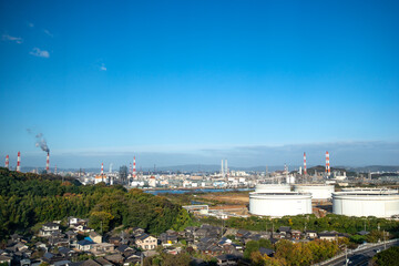 工場地帯　日本の工場集積地
