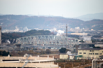 工場地帯　日本の工場集積地