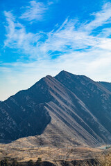mountain landscape with sky