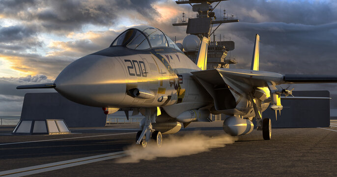 The legendary Grumman F-14 Tomcat - one of the world's most famous fighters