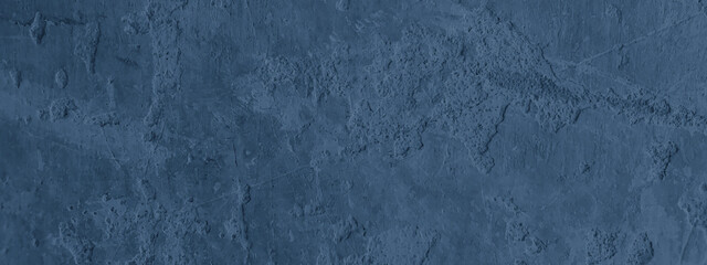 Dark blue paint limestone concrete wall texture, Antique Blue floor tile  Pattern Surface texture, Dark blue background with vintage grunge texture.
