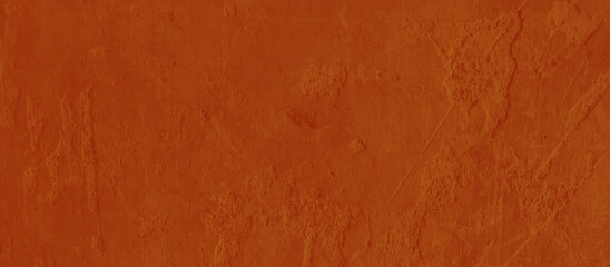 Abstract painted orange background texture, Dark and blurry orange painted wall, Shinny orange background with various scratched covered grunge texture.