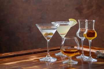 bevande  assortimento di aperitivi 