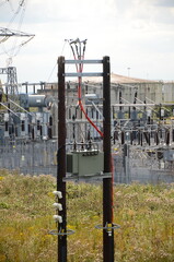 electrical sub station, domestic and industrial electrical  power supply to homes and business 