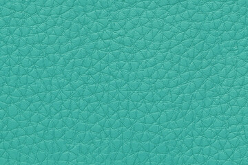Natural, artificial turquoise leather texture background. Material for sport items, clothes,...