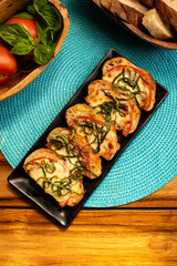 Bread appetizer italian food style