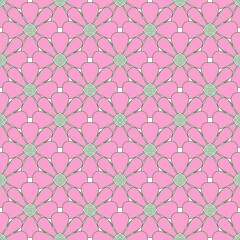 Floral seamless flower pattern for fabrics and textiles and packaging and gifts and cards and linens and kids