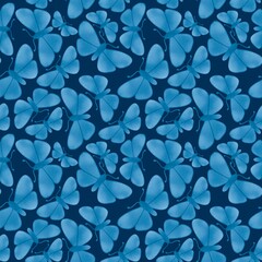 Summer seamless cartoon butterfly pattern for kids and gifts and cards and linens and fabrics and wrapping paper