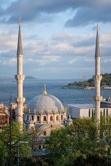 Exterior Shot Of Nusretiye Mosque, Istanbul, Turkey