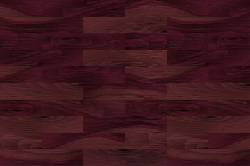 Realistic Dark Brown Wood Grain textured horizontal background. Wooden plank pattern, board, natural black floor or wall texture. Vector wood print for interior design, home decor, web, wallpaper